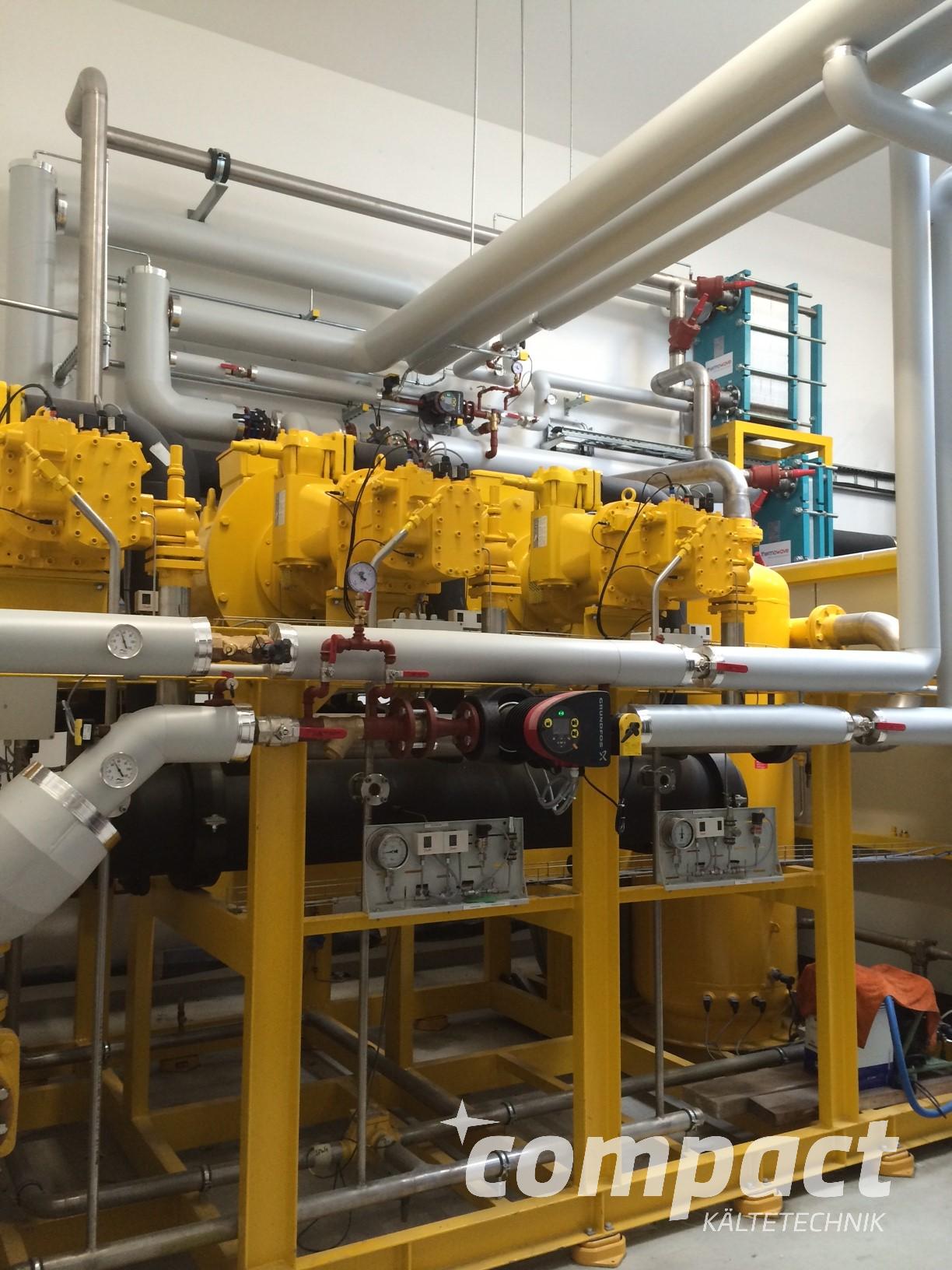 NH3/CO2 Produktionskälteanlage